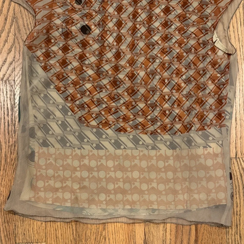 Max Studio Abstract Patterned Blouse - Picture 13 of 13